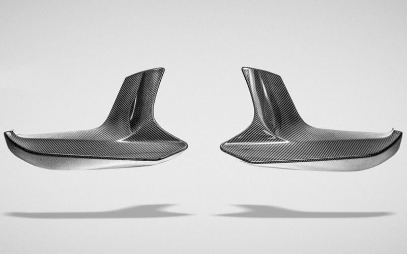 BMW M5 (F90) M Performance Style Carbon Fibre Front Splitters - Twenty Two Tuning Front Lip