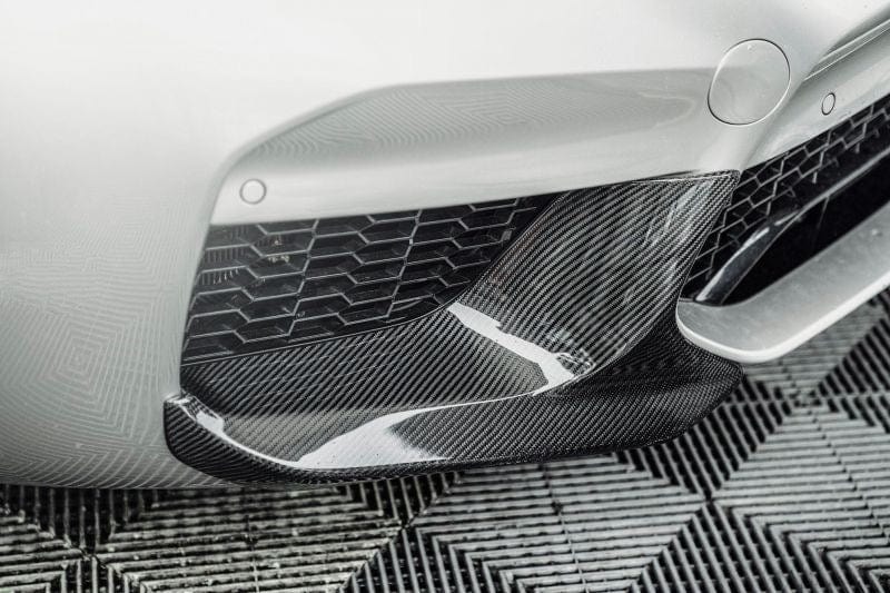 BMW M5 (F90) M Performance Style Carbon Fibre Front Splitters - Twenty Two Tuning Front Lip