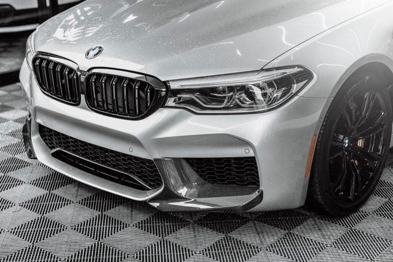 BMW M5 (F90) M Performance Style Carbon Fibre Front Splitters - Twenty Two Tuning Front Lip