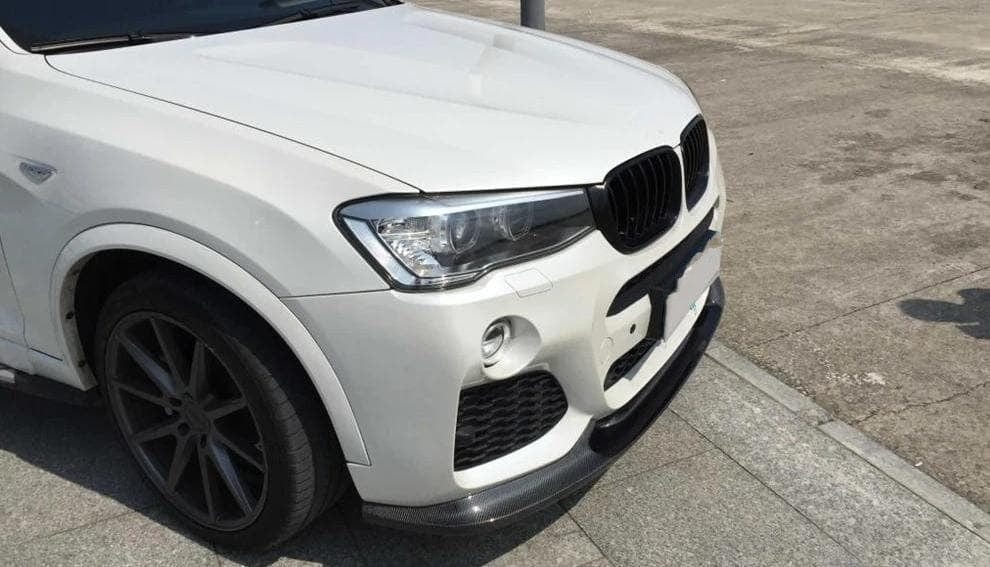 BMW X4 (F26) Future Design Style Carbon Fibre Front Lip Spoiler - Twenty Two Tuning Front Lip