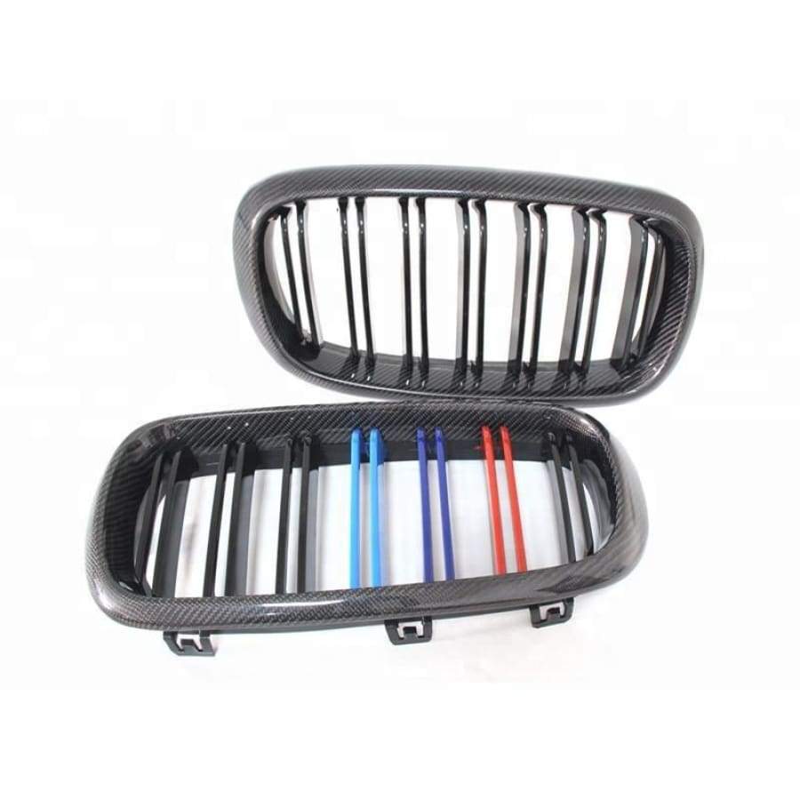 BMW X5 (F15) M Performance Style Carbon Fibre Front Grilles - Twenty Two Tuning Front Grille