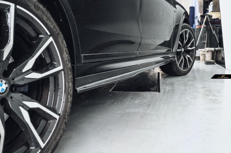BMW X7 (G07) Future Design Carbon Fibre Side Skirts - Future Design Side Skirts
