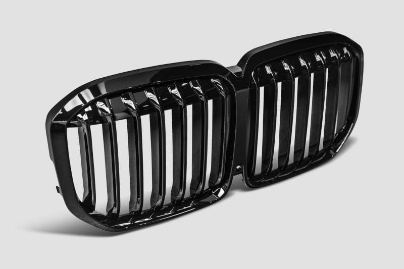 BMW X7 (G07) M Style Gloss Black Front Grille Replacement - Twenty Two Tuning Front Grille