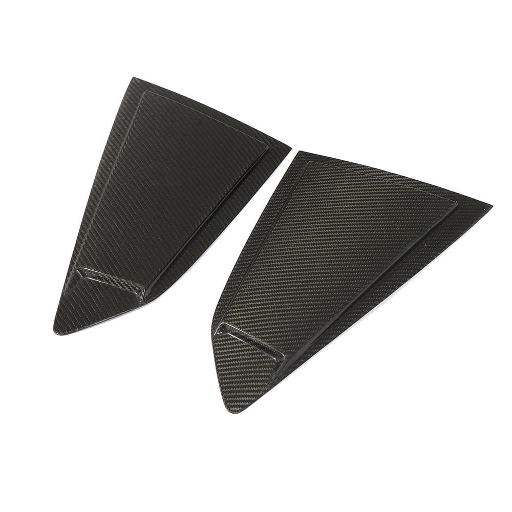 Chevrolet Camaro (6th Gen.) Xenon Style Carbon Fibre Rear Window Trims - Twenty Two Tuning Rear Windows