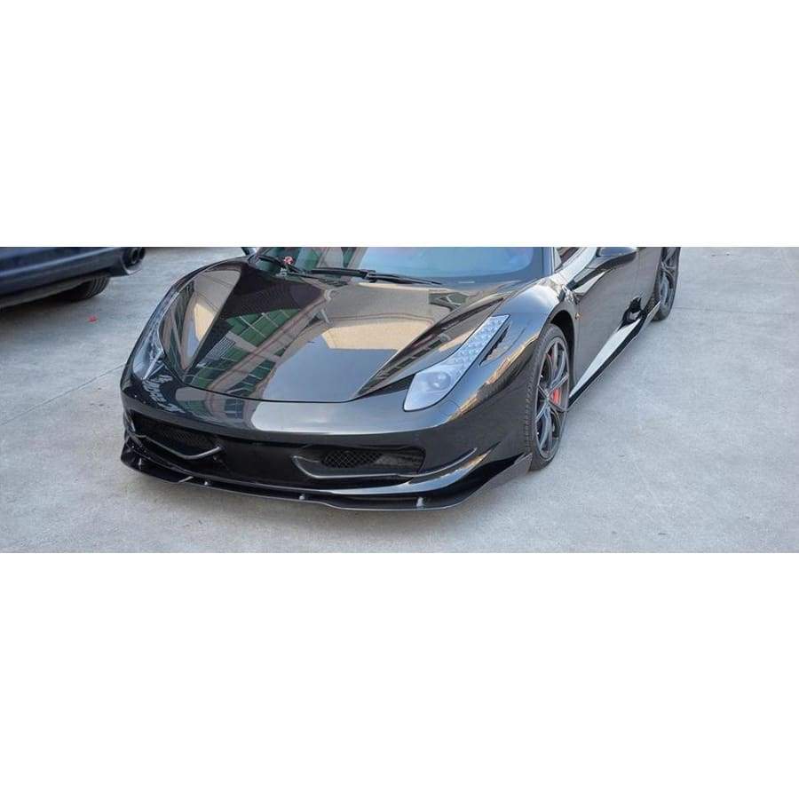 Ferrari 458 Berlinetta - Carbon Fibre Front Bumper Canards - Twenty Two Tuning Front Canards/Bumper Inserts