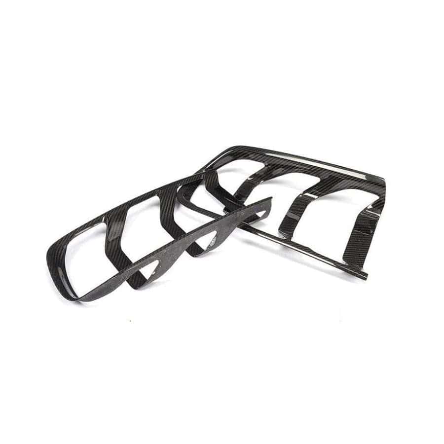 Ford Mustang (6th Gen.) Pre-Facelift Carbon Fibre Rear Light Insert Trims - Twenty Two Tuning Rear Lights/ Tail Lamps