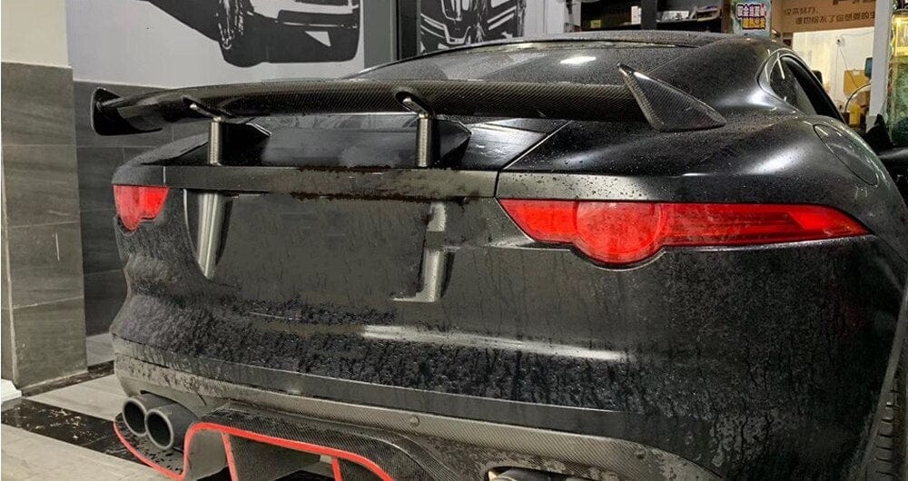 Jaguar F-Type (X152) SVR Style Carbon Fibre Rear Wing Spoiler - Twenty Two Tuning Rear Spoiler