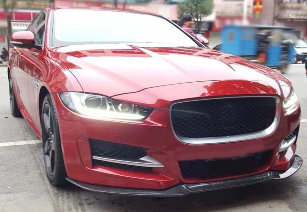 Jaguar XE (X760) Carbon Fibre Front Lip Spoiler - Twenty Two Tuning Front Lip