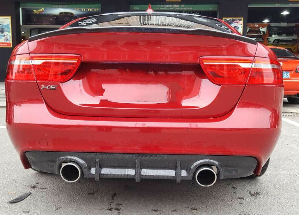 Jaguar XE (X760) Dual Style Carbon Fibre Rear Diffuser - Twenty Two Tuning Rear Diffuser