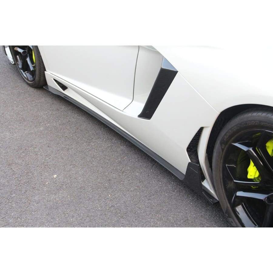 Lamborghini Aventador (LP700-4) Roadster Replacement Carbon Fibre Side Skirts - Twenty Two Tuning Side Skirts
