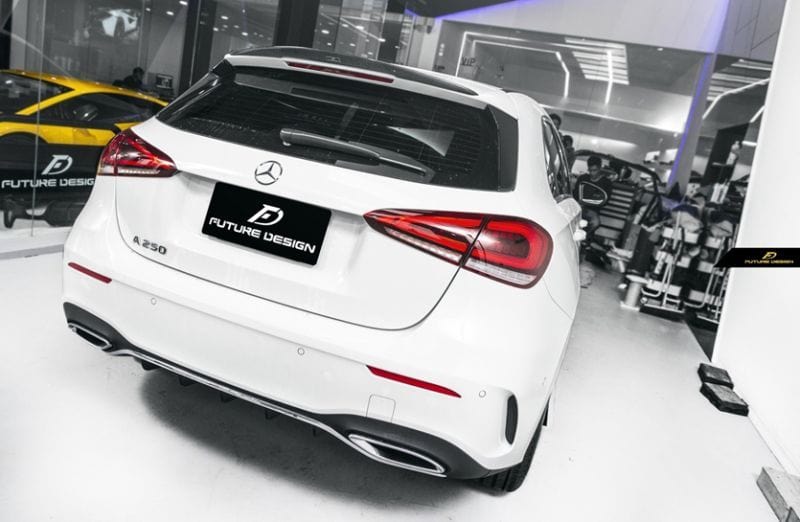 Mercedes Benz A-Class/A35 (W177) Carbon Fibre Future Design Rear Spoiler - Future Design Rear Spoiler