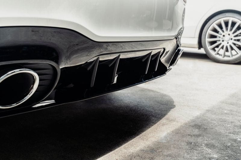 Mercedes Benz A-Class/A35 (W177) Edition 1 Style Gloss Black Rear Diffuser - Twenty Two Tuning Rear Diffuser