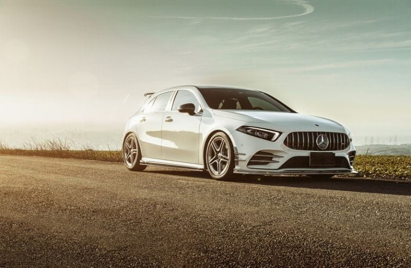 Mercedes Benz A-Class/A35 (W177) Future Design Style Carbon Fibre Front Lip - Twenty Two Tuning Front Lip