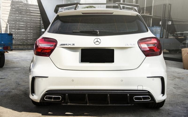 Mercedes Benz A-Class/A45 (W176) AMG Style Carbon Fibre Rear Canards - Twenty Two Tuning Rear Canards