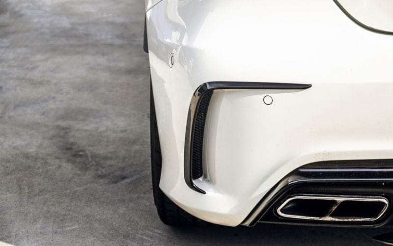Mercedes Benz A-Class/A45 (W176) AMG Style Carbon Fibre Rear Canards - Twenty Two Tuning Rear Canards