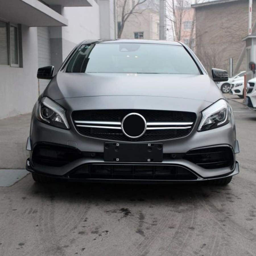 Mercedes Benz A-Class/A45 (W176) Carbon Fibre Front Lip and Canards - Twenty Two Tuning Front Lip