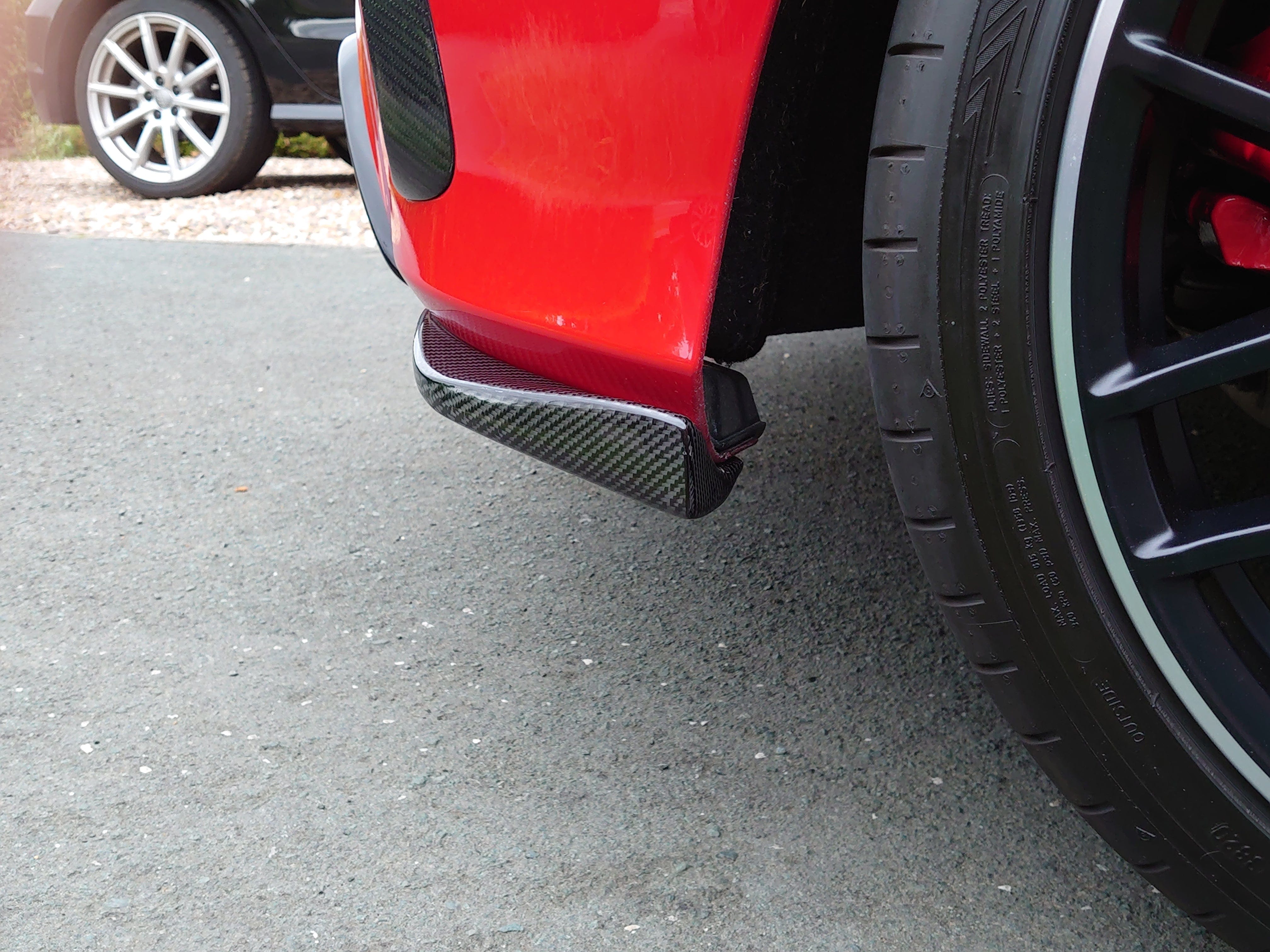 Mercedes Benz A-Class/A45 (W176) Carbon Fibre Rear Bumper Canards - Twenty Two Tuning Rear Canards