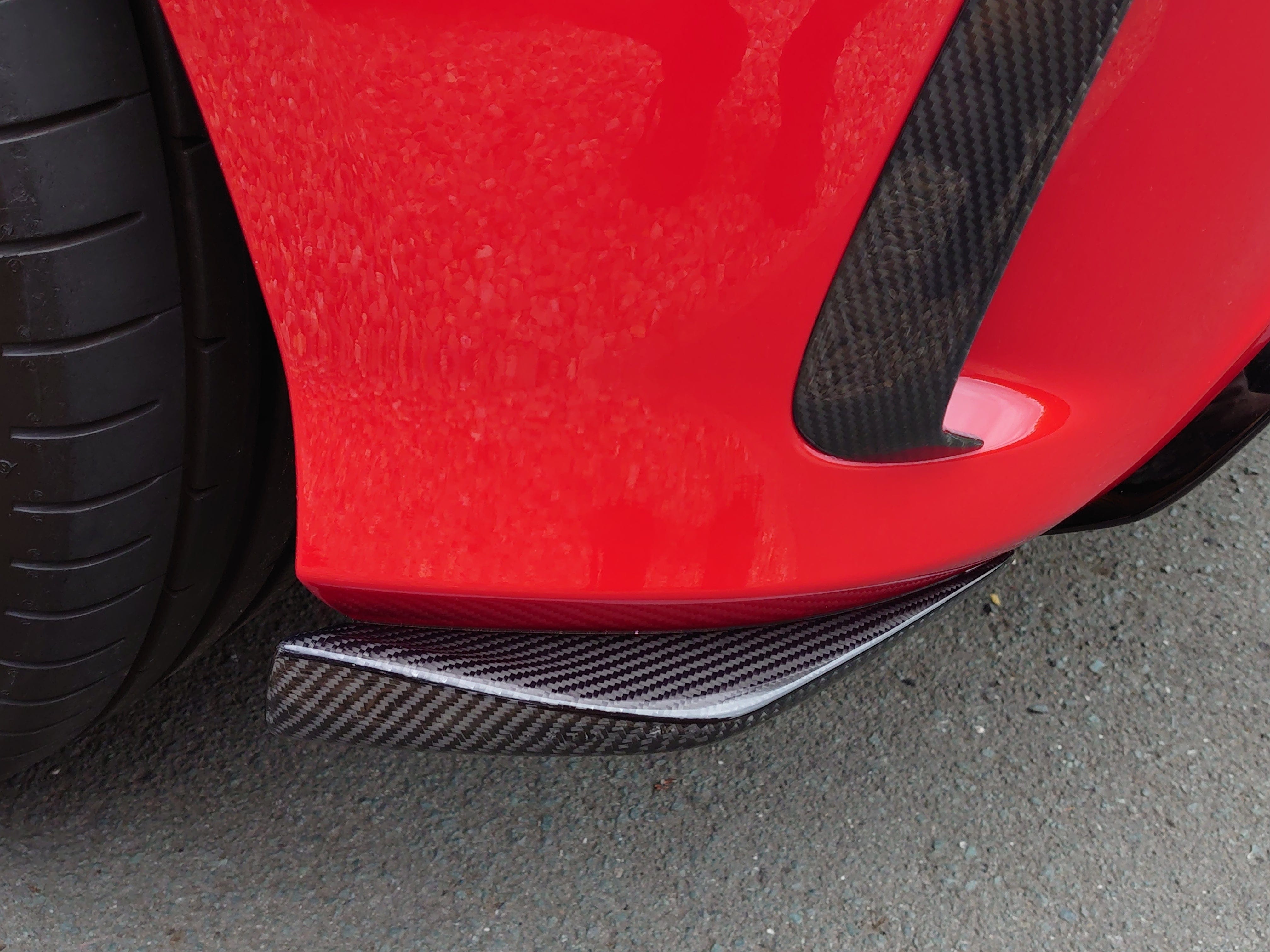 Mercedes Benz A-Class/A45 (W176) Carbon Fibre Rear Bumper Canards - Twenty Two Tuning Rear Canards