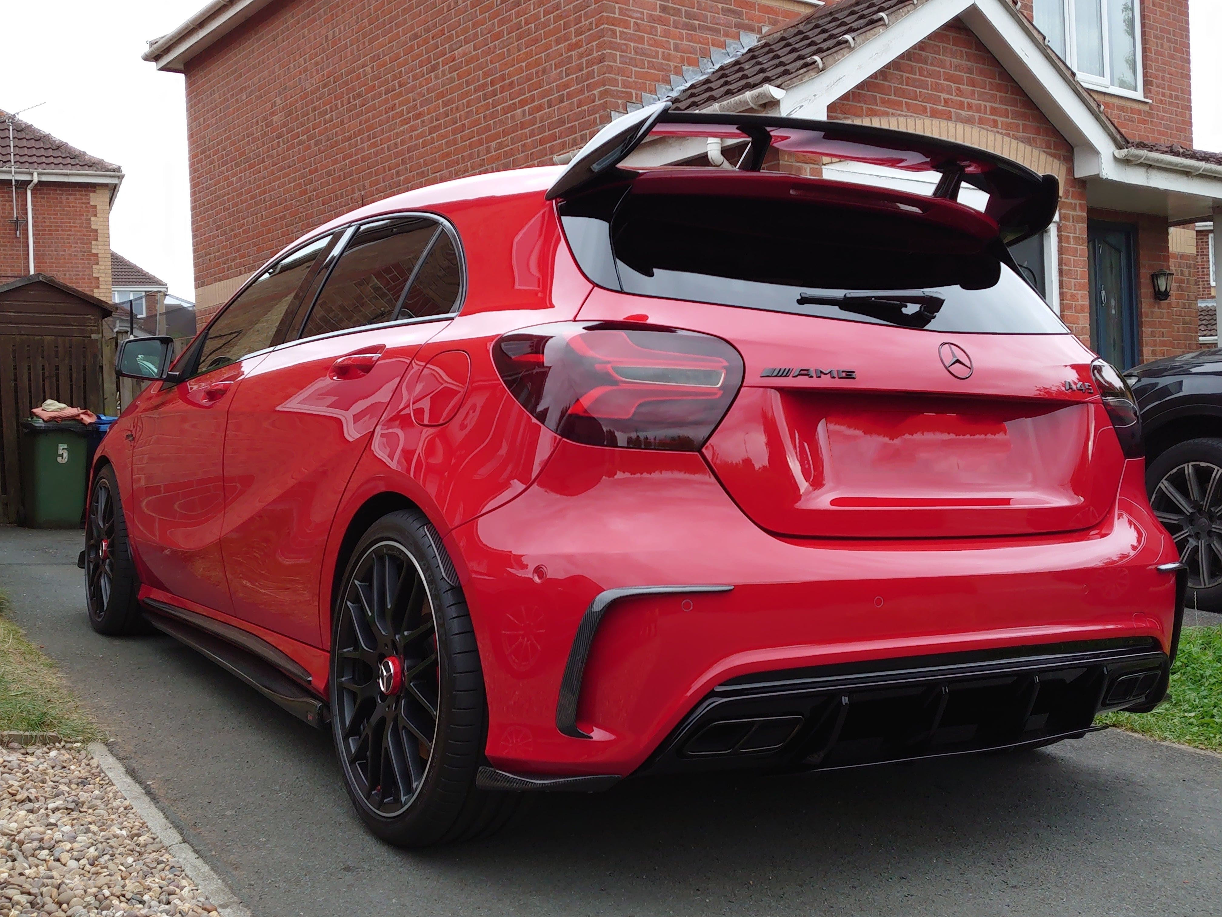 Mercedes Benz A-Class/A45 (W176) Carbon Fibre Rear Bumper Canards - Twenty Two Tuning Rear Canards