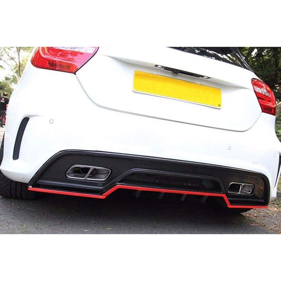 Mercedes Benz A-Class/A45 (W176) Revo Style Carbon Fibre Rear Diffuser - Twenty Two Tuning Rear Diffuser