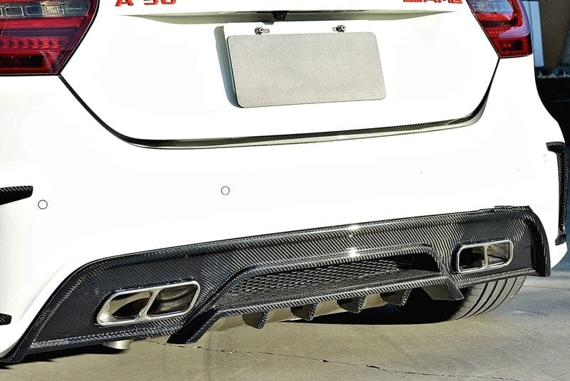Mercedes Benz A-Class/A45 (W176) Revo Style Carbon Fibre Rear Diffuser - Twenty Two Tuning Rear Diffuser