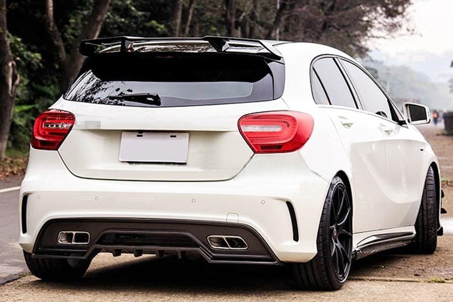 Mercedes Benz A-Class/A45 (W176) Revo Style Carbon Fibre Rear Diffuser - Twenty Two Tuning Rear Diffuser