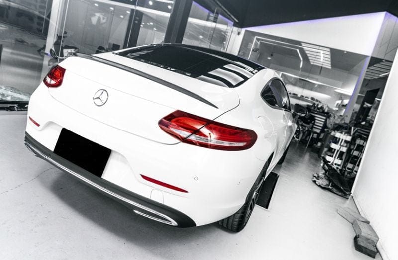 Mercedes Benz C-Class/C43/C63 (C205) ED1 Style Carbon Fibre Rear Spoiler - Twenty Two Tuning Rear Spoiler