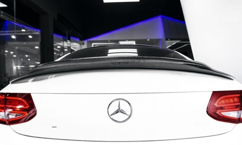 Mercedes Benz C-Class/C43/C63 (C205) PSM Style Carbon Fibre Rear Spoiler - Twenty Two Tuning Rear Spoiler