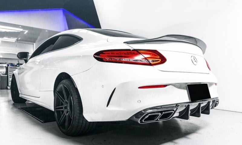Mercedes Benz C-Class/C43/C63 (C205) PSM Style Carbon Fibre Rear Spoiler - Twenty Two Tuning Rear Spoiler