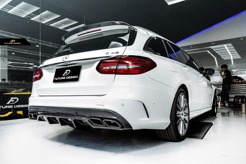 Mercedes Benz C-Class/C43/C63 (S205) Future Design Carbon Fibre Rear Spoiler - Future Design Rear Spoiler