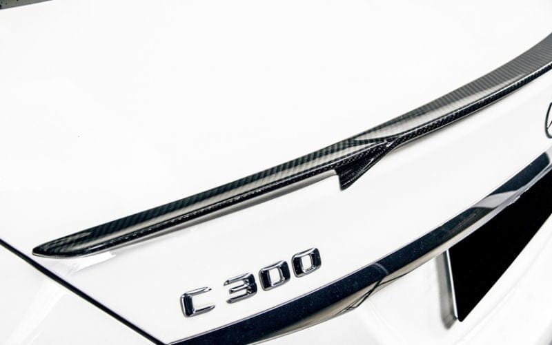 Mercedes Benz C-Class/C43/C63 (W205) BRABUS Style Carbon Fibre Rear Spoiler - Twenty Two Tuning Rear Spoiler