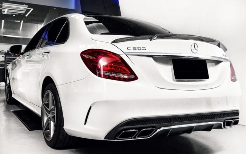 Mercedes Benz C-Class/C43/C63 (W205) BRABUS Style Carbon Fibre Rear Spoiler - Twenty Two Tuning Rear Spoiler