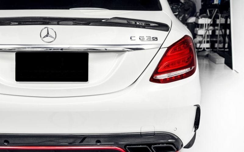 Mercedes Benz C-Class/C43/C63 (W205) Future Design Style Carbon Fiber Rear Spoiler - Twenty Two Tuning Rear Spoiler