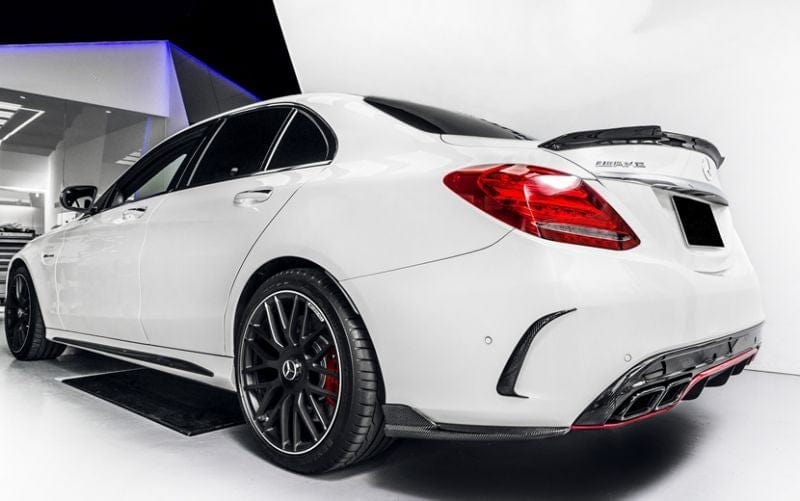 Mercedes Benz C-Class/C43/C63 (W205) Future Design Style Carbon Fiber Rear Spoiler - Twenty Two Tuning Rear Spoiler