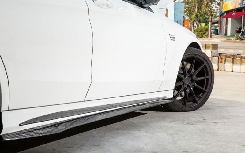Mercedes Benz C-Class/C43/C63 (W205/S205) PSM Dynamic GT Carbon Fibre Side Skirts - PSM Dynamic Side Skirts