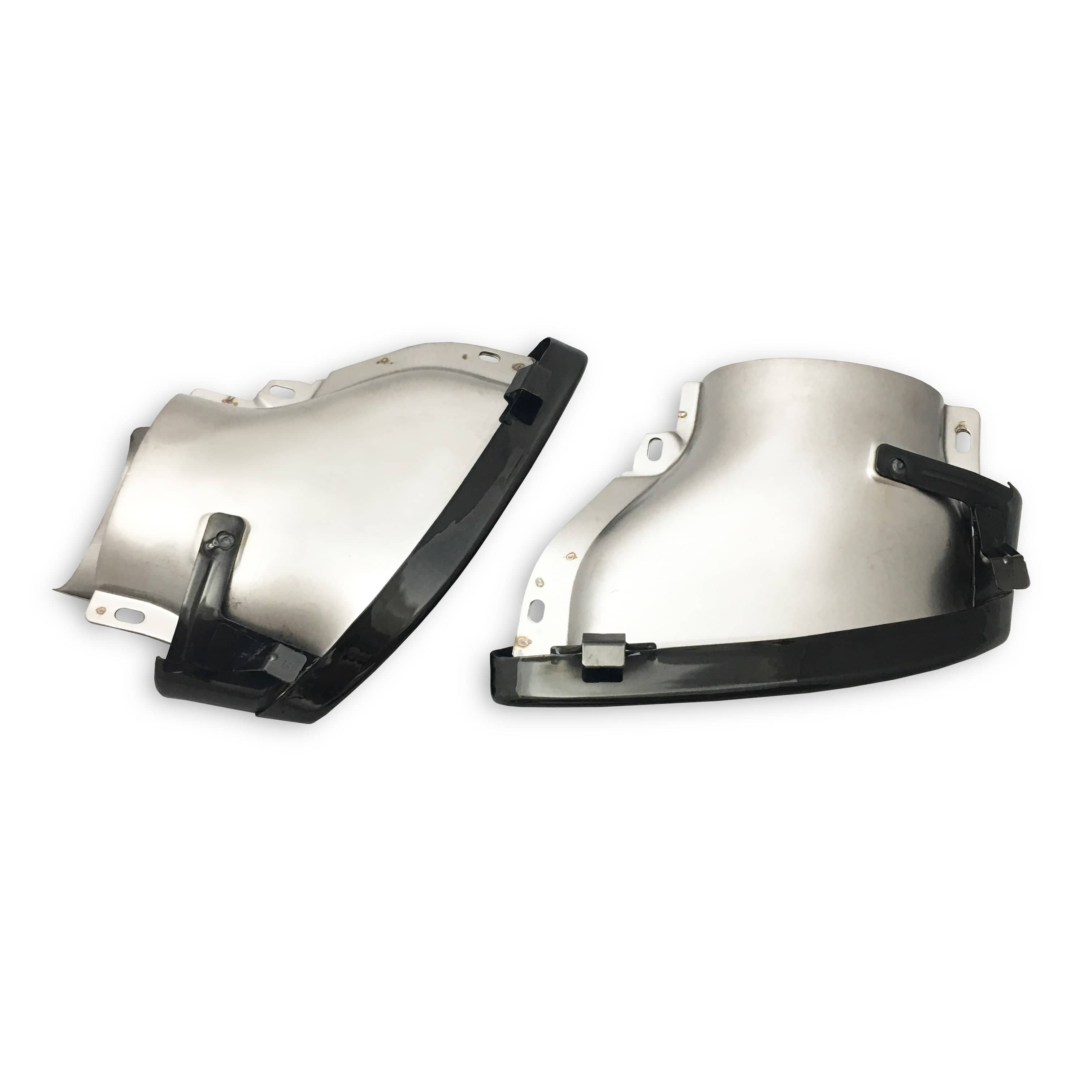 Mercedes Benz C-Class/C43 OEM+ Black Chrome Exhaust Tips (W205/C205/A205/S205) - Twenty Two Tuning Exhaust Tips