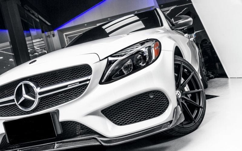 Mercedes Benz C-Class/C43 (W205/C205/S205) BRABUS Style Carbon Fibre Front Lip - Twenty Two Tuning Front Lip