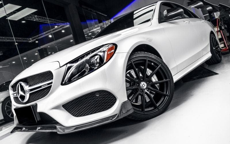 Mercedes Benz C-Class/C43 (W205/C205/S205) BRABUS Style Carbon Fibre Front Lip - Twenty Two Tuning Front Lip