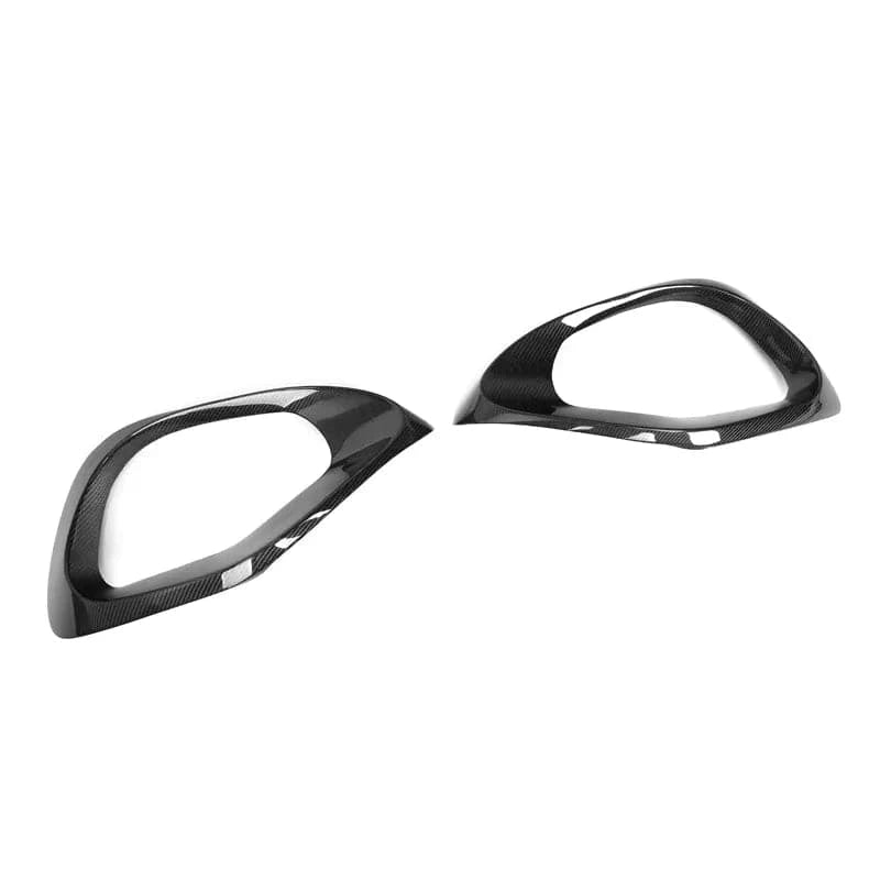 Mercedes Benz C-Class/C43 (W206/S206) BRABUS Style Carbon Fibre Front Vent Trims - Twenty Two Tuning Front Canards/Bumper Inserts