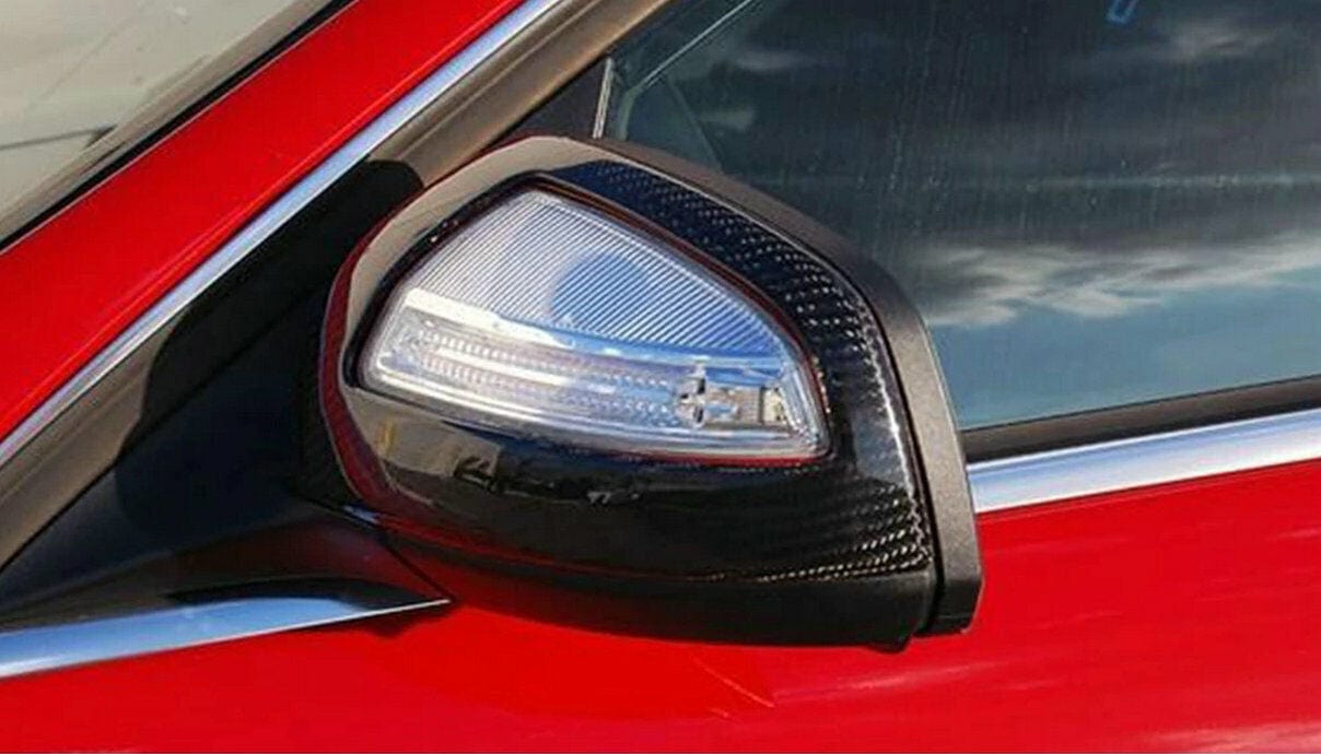 Mercedes Benz C-Class/C63 (W204/C204) Add-on Carbon Fibre Mirror Covers - Twenty Two Tuning Mirror Covers