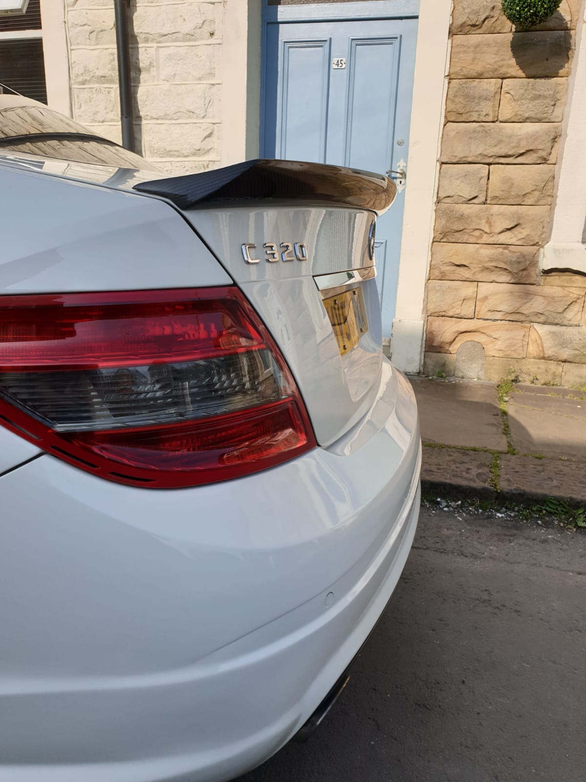 Mercedes Benz C-Class/C63 (W204/C204) Vorsteiner Style Carbon Fibre Rear Spoiler - Twenty Two Tuning Rear Spoiler