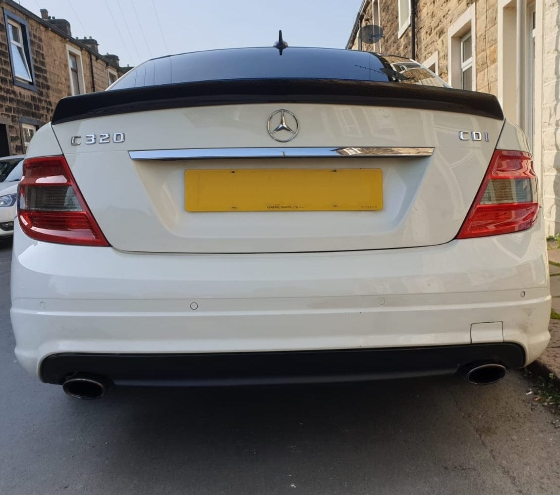 Mercedes Benz C-Class/C63 (W204/C204) Vorsteiner Style Carbon Fibre Rear Spoiler - Twenty Two Tuning Rear Spoiler