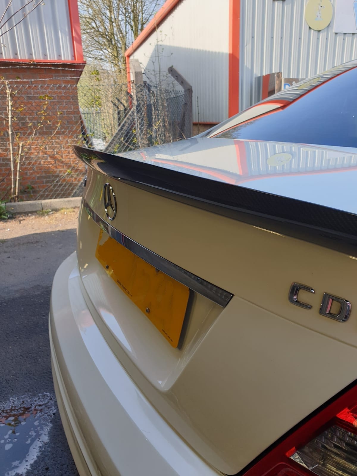 Mercedes Benz C-Class/C63 (W204/C204) Vorsteiner Style Carbon Fibre Rear Spoiler - Twenty Two Tuning Rear Spoiler