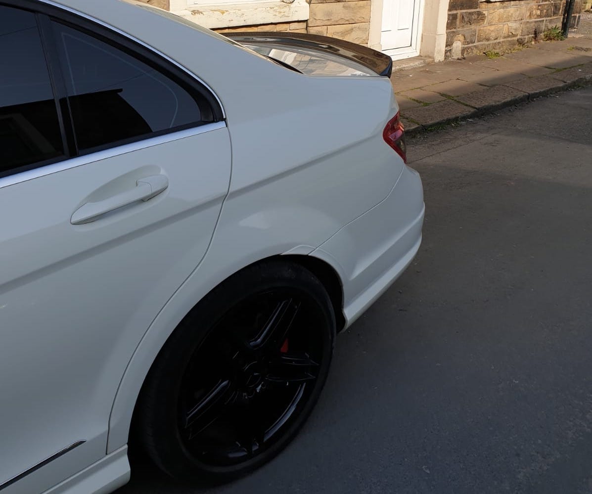 Mercedes Benz C-Class/C63 (W204/C204) Vorsteiner Style Carbon Fibre Rear Spoiler - Twenty Two Tuning Rear Spoiler