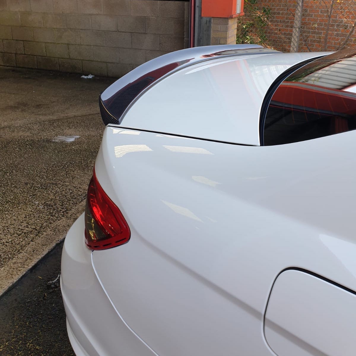 Mercedes Benz C-Class/C63 (W204/C204) Vorsteiner Style Carbon Fibre Rear Spoiler - Twenty Two Tuning Rear Spoiler