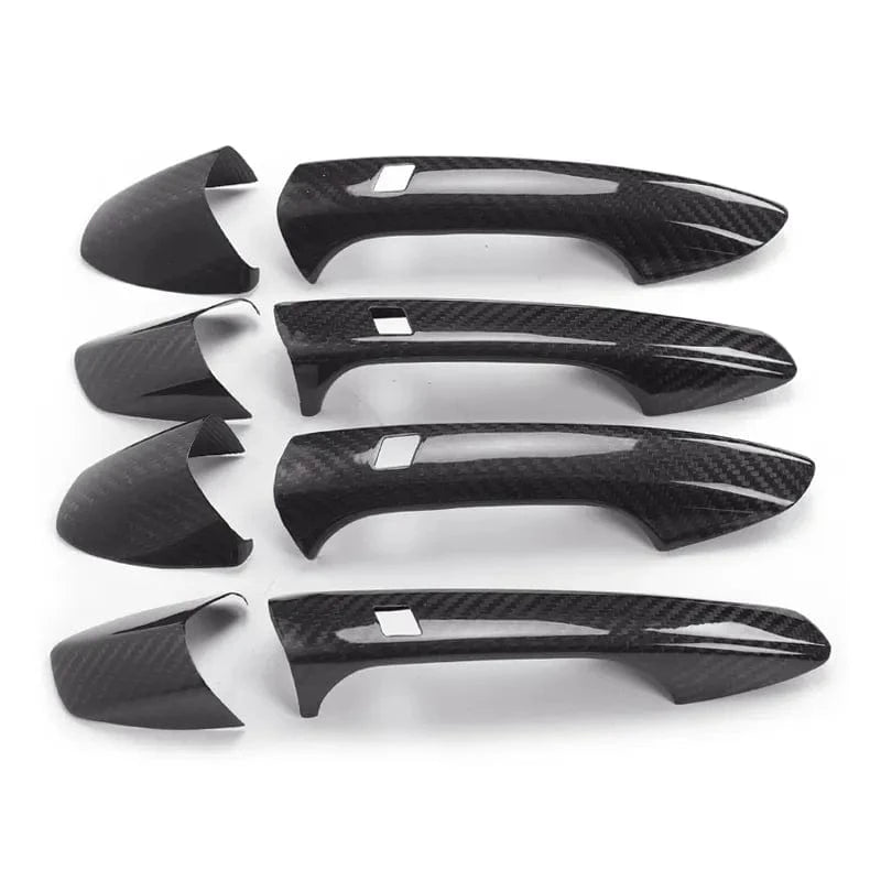 Mercedes Benz C-Class/C63 (W204/S204/C204) OEM+ Carbon Fiber Door Handle Overlays - Twenty Two Tuning Door Handles