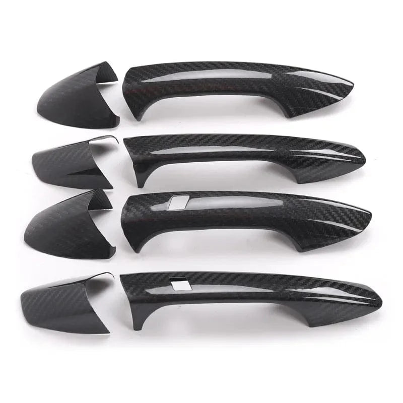 Mercedes Benz C-Class/C63 (W204/S204/C204) OEM+ Carbon Fiber Door Handle Overlays - Twenty Two Tuning Door Handles
