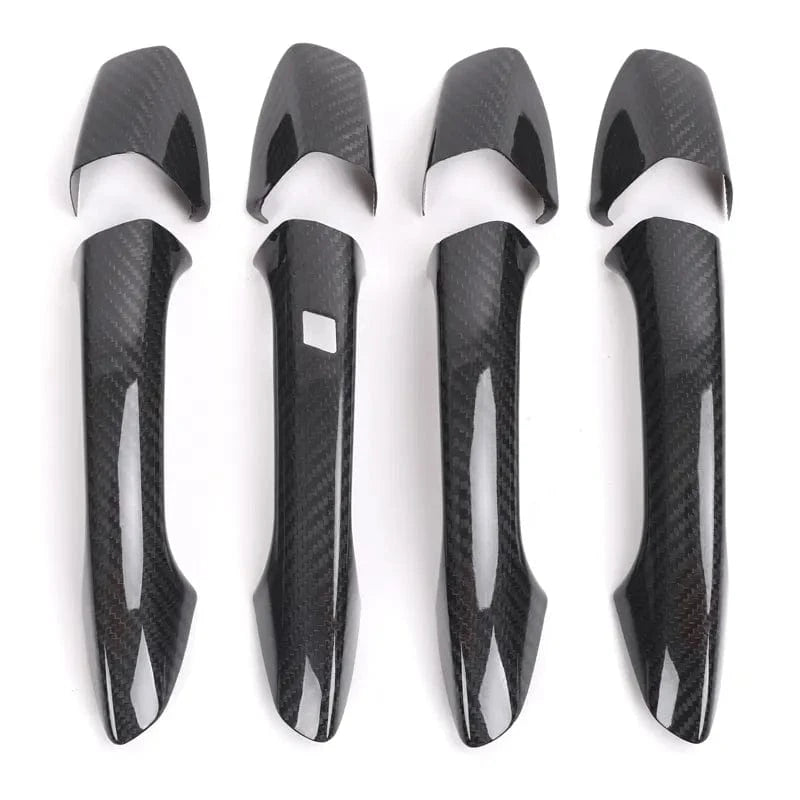 Mercedes Benz C-Class/C63 (W204/S204/C204) OEM+ Carbon Fiber Door Handle Overlays - Twenty Two Tuning Door Handles
