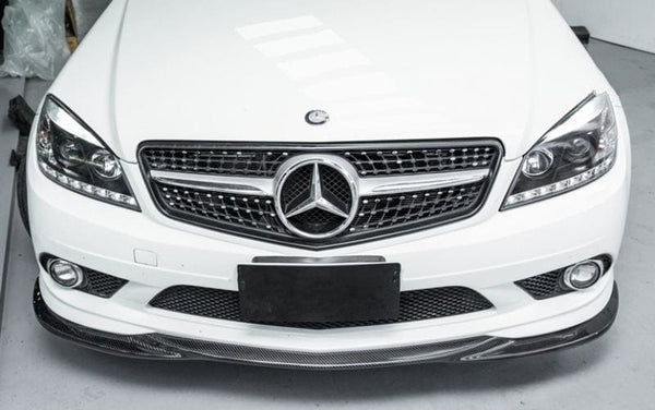 mercedes benz w204 c class carbon fiber front lip RennTech Performance Splitter For Mercedes-Benz C63 AMG 2008-2014 2014 Mercedes Benz C Class W204 C204 C63 AMG Sedan Coupe Mercedes Benz W204 C300 Sport