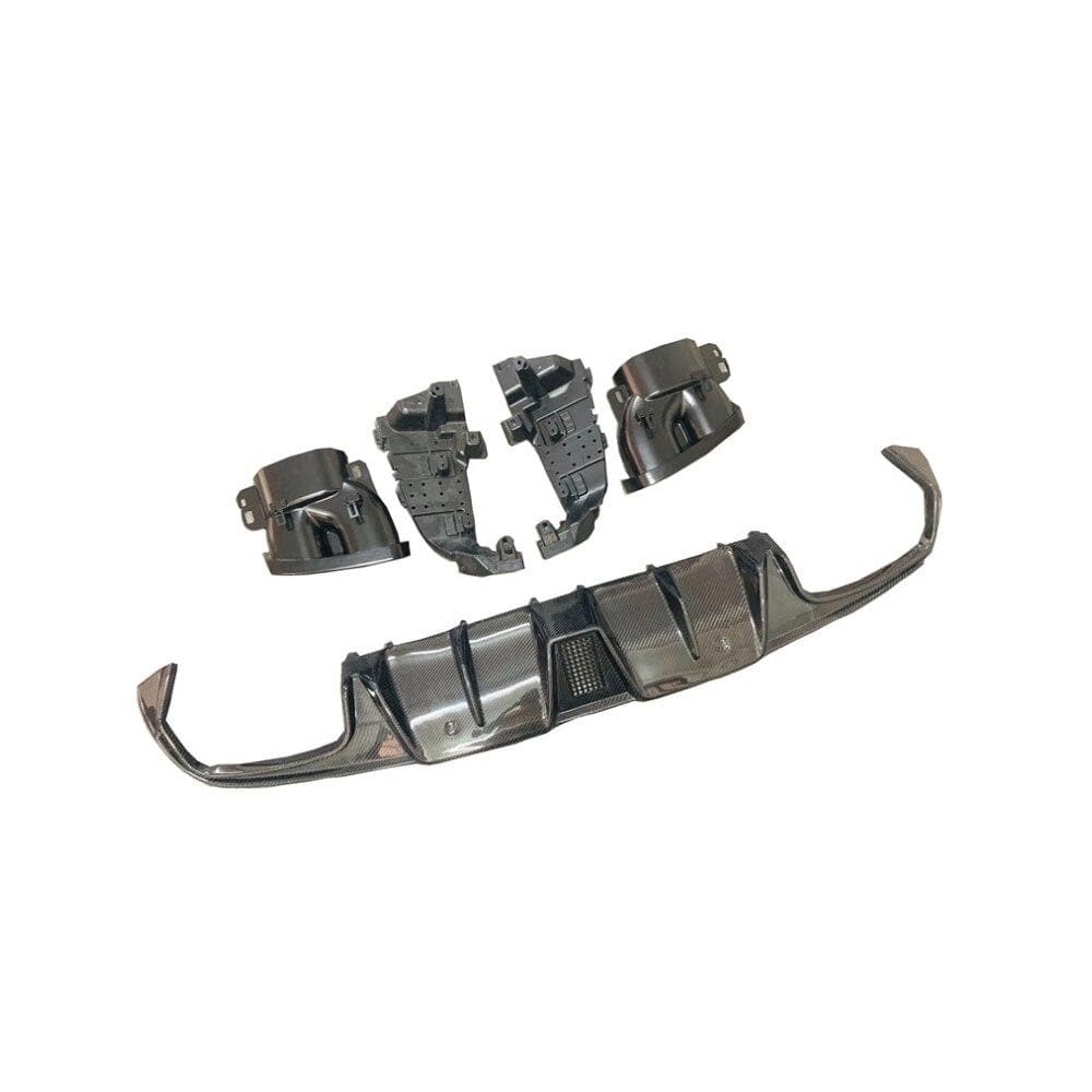 Mercedes Benz C63 (C205/A205) BRABUS Style Carbon Fibre Rear Diffuser - Twenty Two Tuning Rear Diffuser